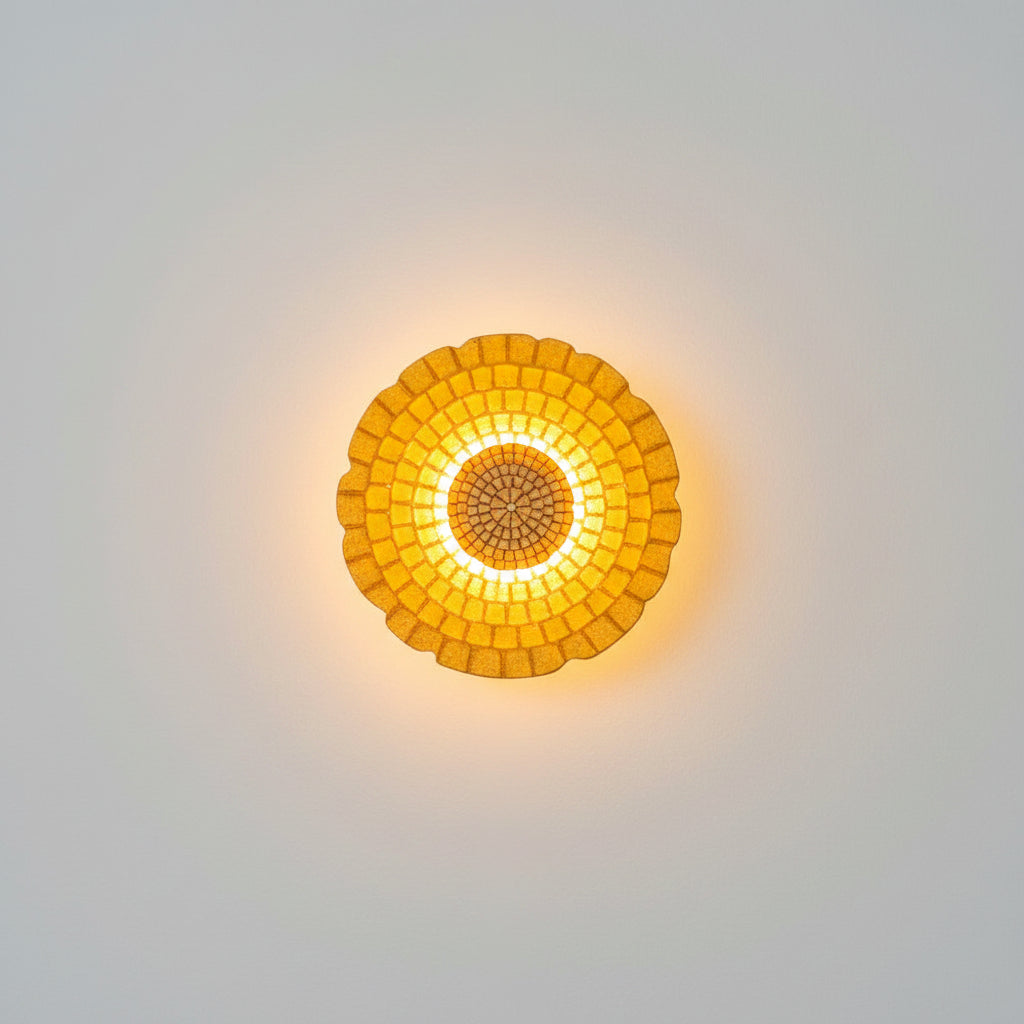 DECORATIVE SUNBURST WALL LIGHT