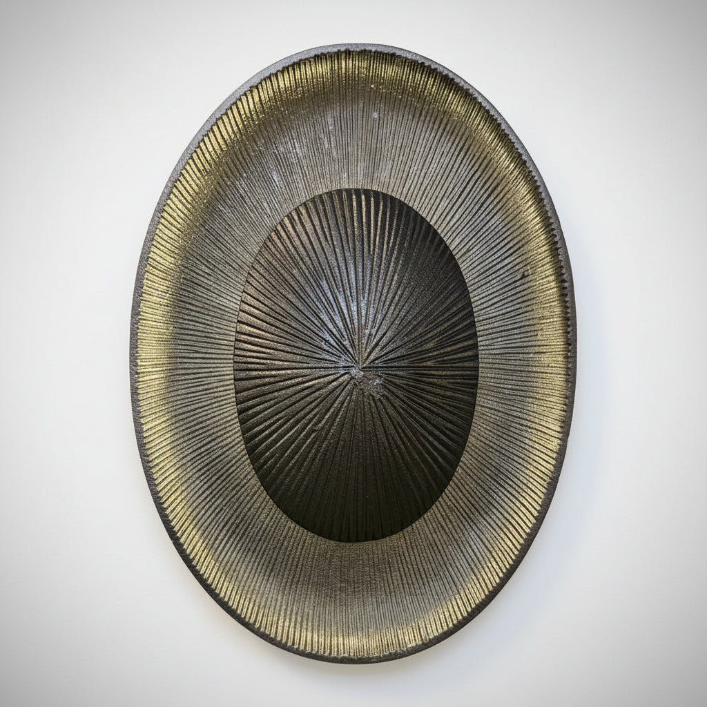 HANDCRAFTED ANTIQUE OVAL WALL LIGHT